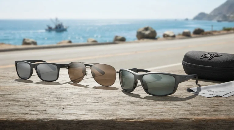 Maui Jim Sunglasses for Men carry the same lens technology the brand built its name on, packaged into frame sizes and shapes suited to broader face and temple proportions. Whether the goal is everyday wear, driving, or time on the water, the men's lineup covers a fairly wide range of looks while staying focused on glare reduction and lens clarity.